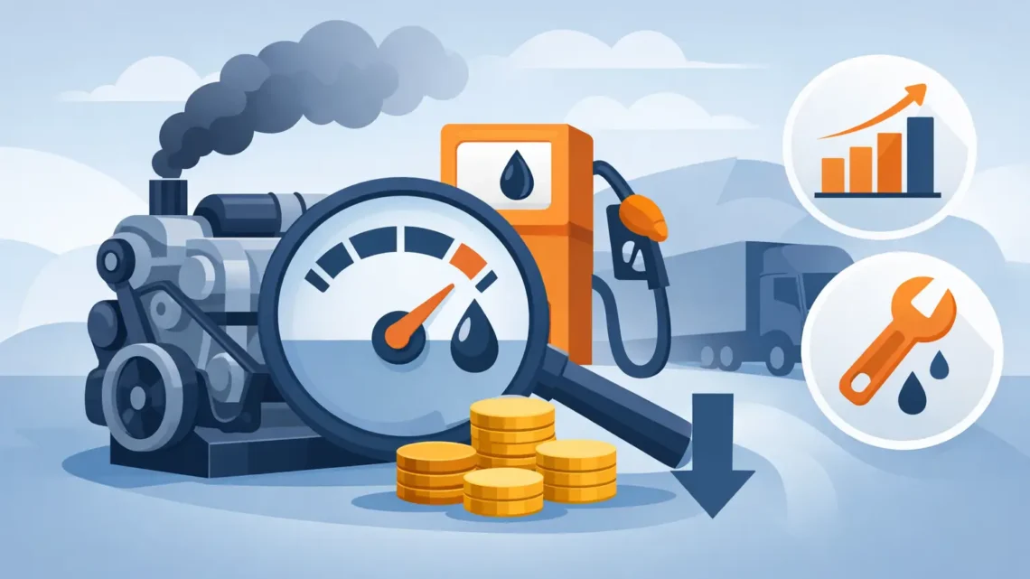 Motor diesel com consumo alto? Veja as causas