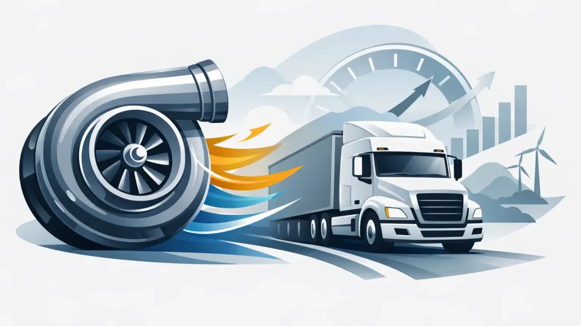 Turbina para caminhão com força e economia