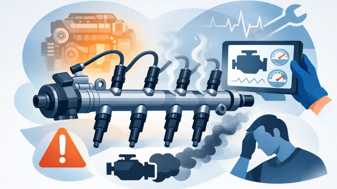 Common rail: falha, sintomas e diagnóstico diesel