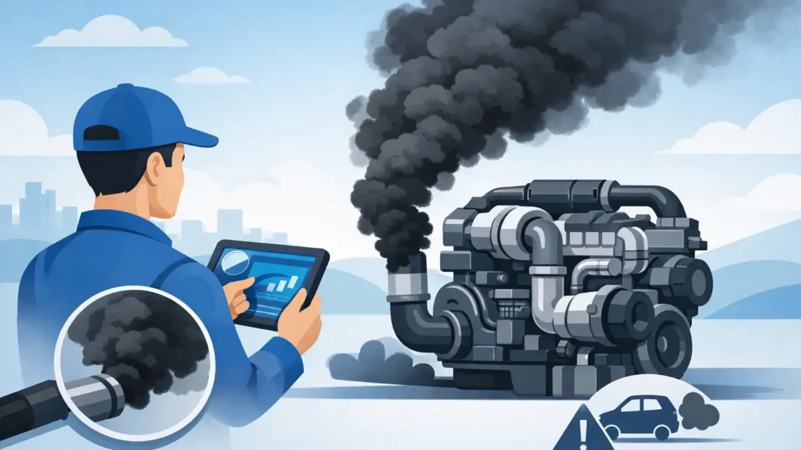 Como Diagnosticar Fumaça Preta Diesel no Motor
