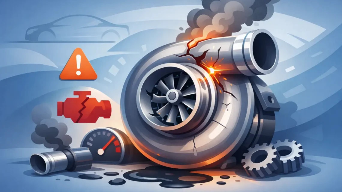 Os 8 melhores sinais de turbo danificado