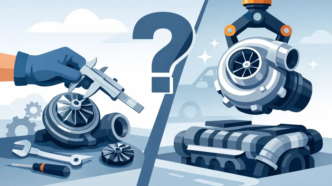 Retífica versus troca de turbina: qual compensa?