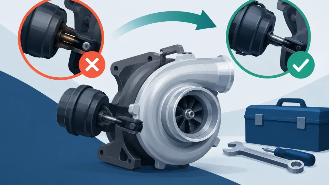 Atuador turbo travado: causas e solução diesel