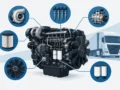 Componentes críticos do sistema diesel pesado